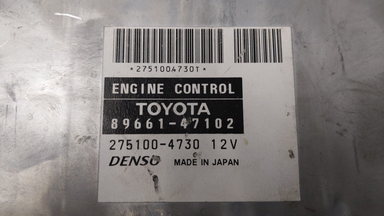 2004-2006 Toyota Prius PCM Engine Control Computer ECU ECM PCU OEM P/N:89661-47102 Fits Fits 2004 2005 2006 OEM Used Auto Pa