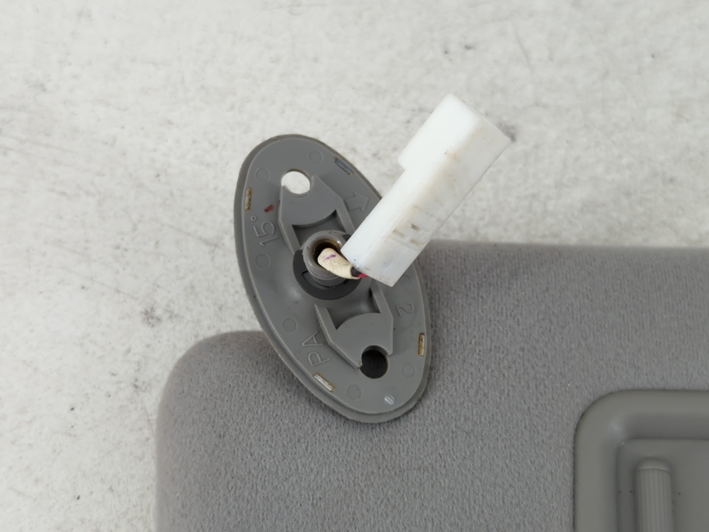 2005 Toyota Prius Sun Visor Shade Replacement Passenger Right Mirror Fits OEM Used Auto Parts - Oemusedautoparts1.com