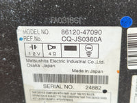 2004-2006 Toyota Prius Radio AM FM Cd Player Receiver Replacement P/N:86120-47090 Fits Fits 2004 2005 2006 OEM Used Auto Par