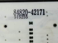 2004-2005 Toyota Rav4 Master Power Window Switch Replacement Driver Side Left P/N:84820-42171 Fits Fits 2004 2005 OEM Used A