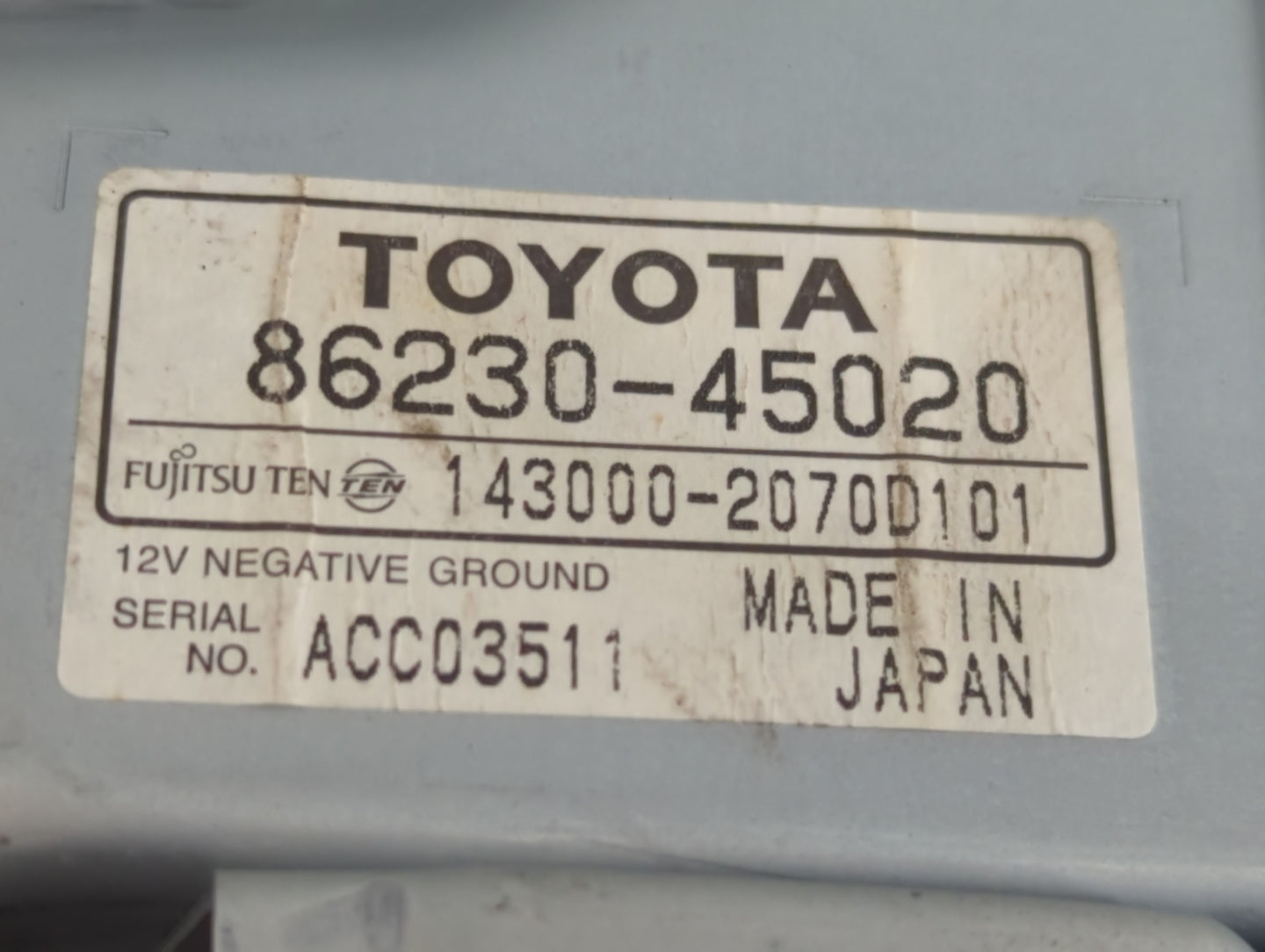 2005 Toyota Sienna Overhead Roof Console - Oemusedautoparts1.com