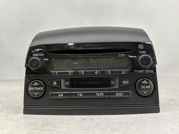 2005 Toyota Sienna Radio AM FM Cd Player Receiver Replacement P/N:86120-AE011 Fits OEM Used Auto Parts - Oemusedautoparts1.c