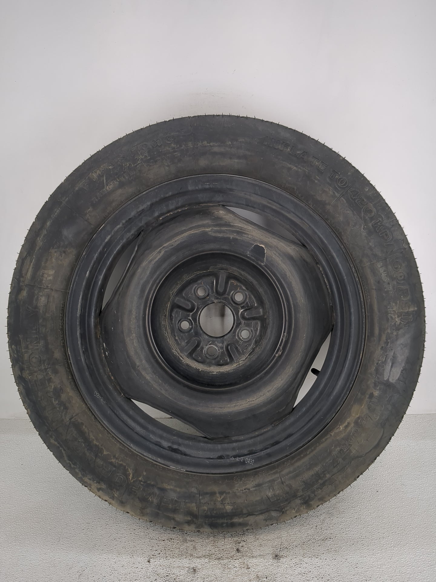 2004-2010 Toyota Sienna Spare Donut Tire Wheel Rim Oem 1462423 - Oemusedautoparts1.com