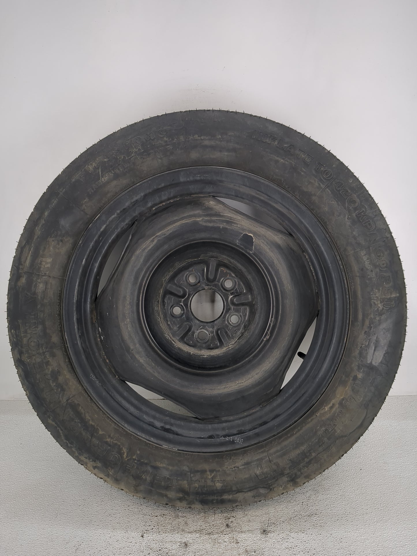 2004-2010 Toyota Sienna Spare Donut Tire Wheel Rim Oem 1462423 - Oemusedautoparts1.com