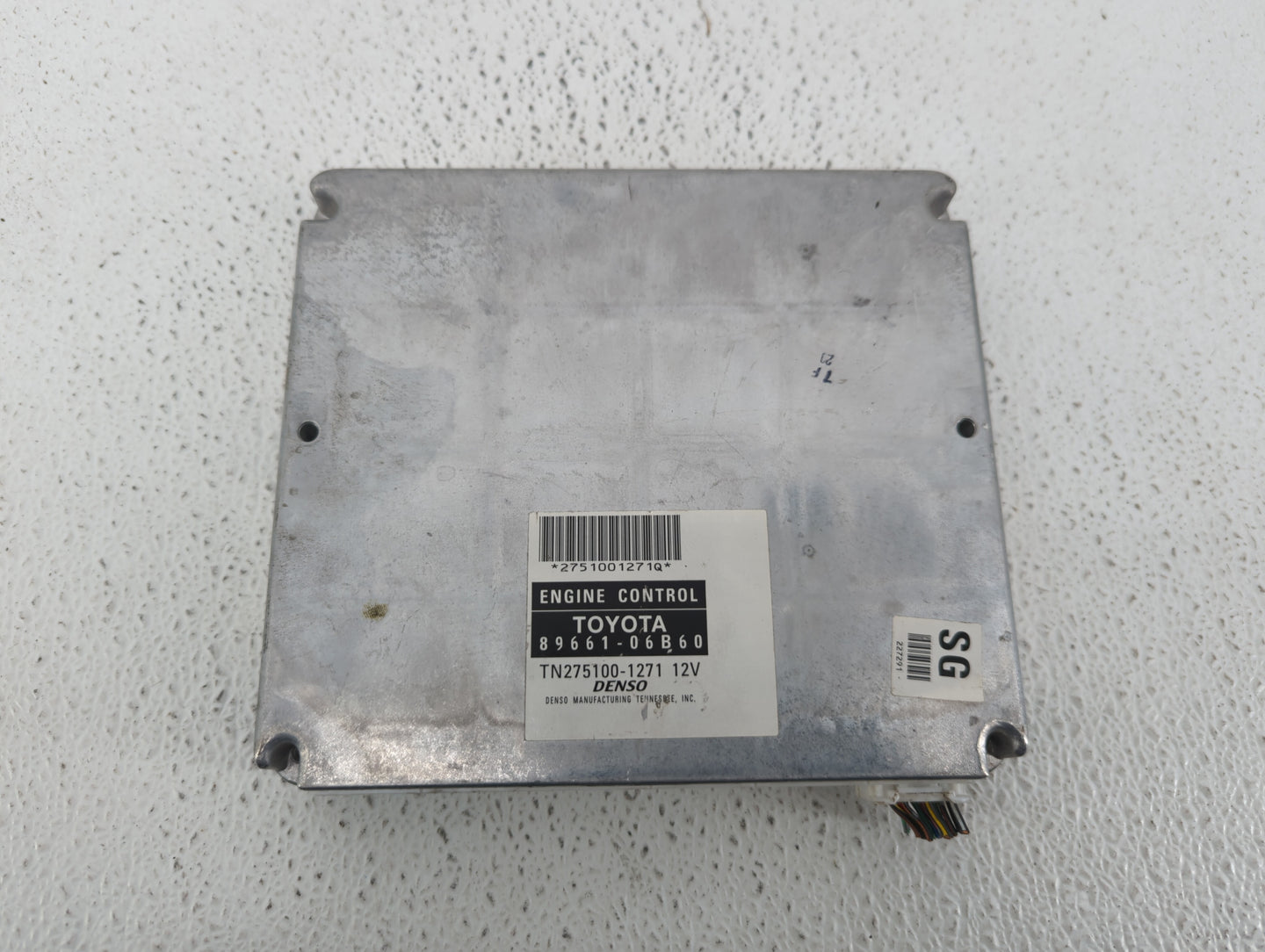 2005 Toyota Solara PCM Engine Control Computer ECU ECM PCU OEM P/N:89661-06B60 Fits OEM Used Auto Parts - Oemusedautoparts1.