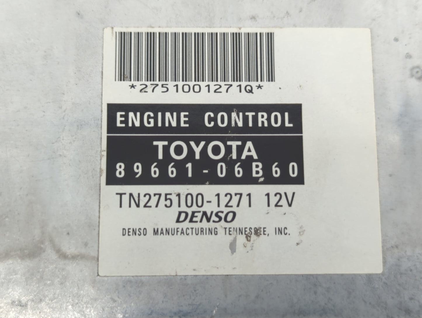 2005 Toyota Solara PCM Engine Control Computer ECU ECM PCU OEM P/N:89661-06B60 Fits OEM Used Auto Parts - Oemusedautoparts1.