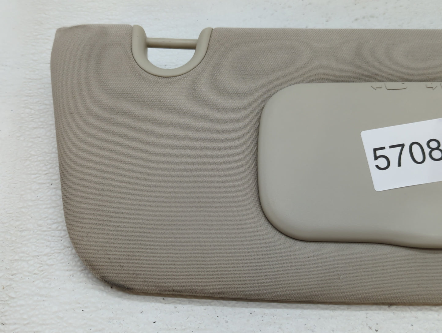 2005-2011 Toyota Tacoma Sun Visor Shade Replacement Passenger Right Mirror Fits Fits 2005 2006 2007 2008 2009 2010 2011 OEM 