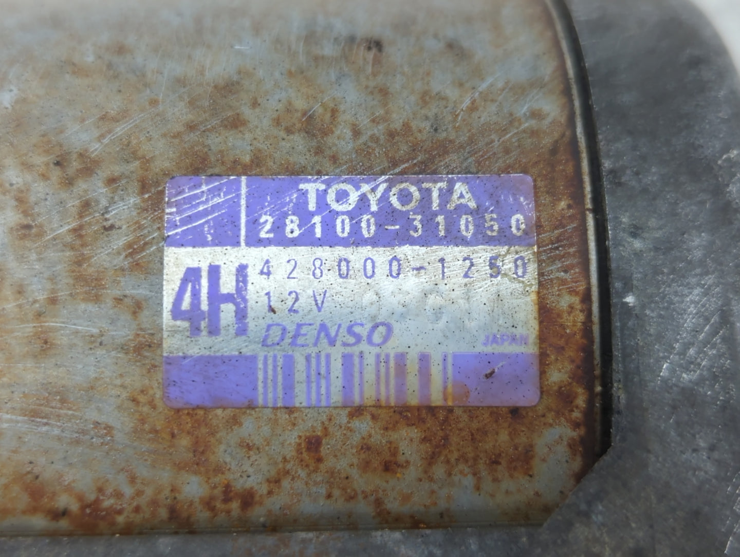 2005-2011 Toyota Tacoma Car Starter Motor Solenoid OEM P/N:428000-1250 28100-31050 Fits OEM Used Auto Parts - Oemusedautopar