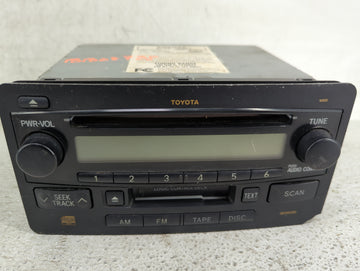 2005-2006 Toyota Tundra Radio AM FM Cd Player Receiver Replacement P/N:86120-0C081 16855 Fits Fits 2005 2006 OEM Used Auto P