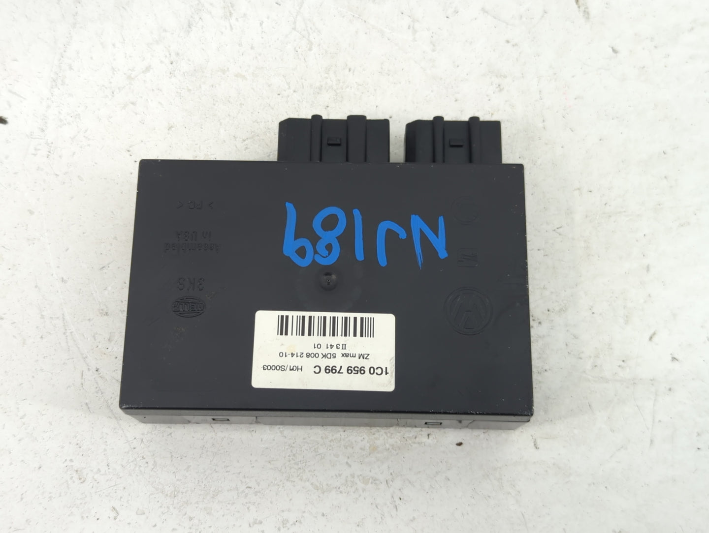 2005 Volkswagen Jetta PCM Engine Control Computer ECU ECM PCU OEM P/N:1C0959799C Fits Fits 2006 OEM Used Auto Parts - Oemuse