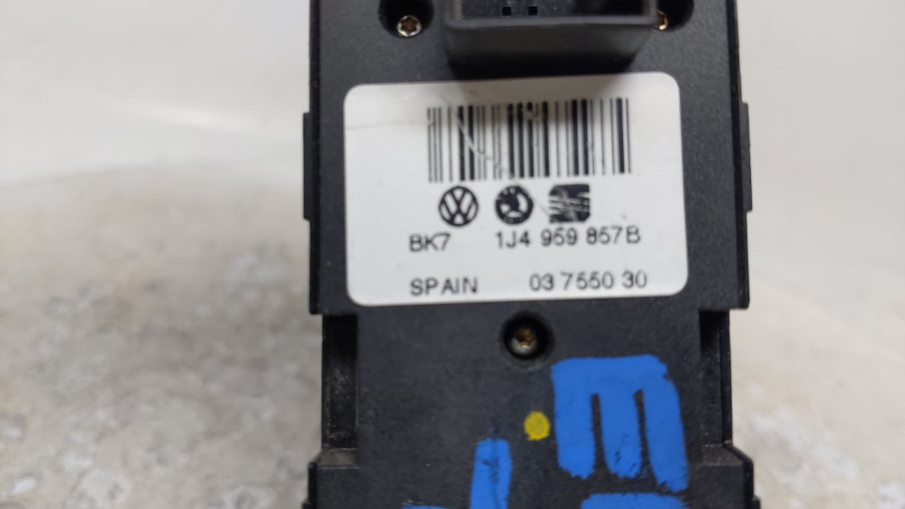 2005 Volkswagen Jetta Master Power Window Switch Replacement Driver Side Left P/N:1J4 959 857D Fits OEM Used Auto Parts - Oe