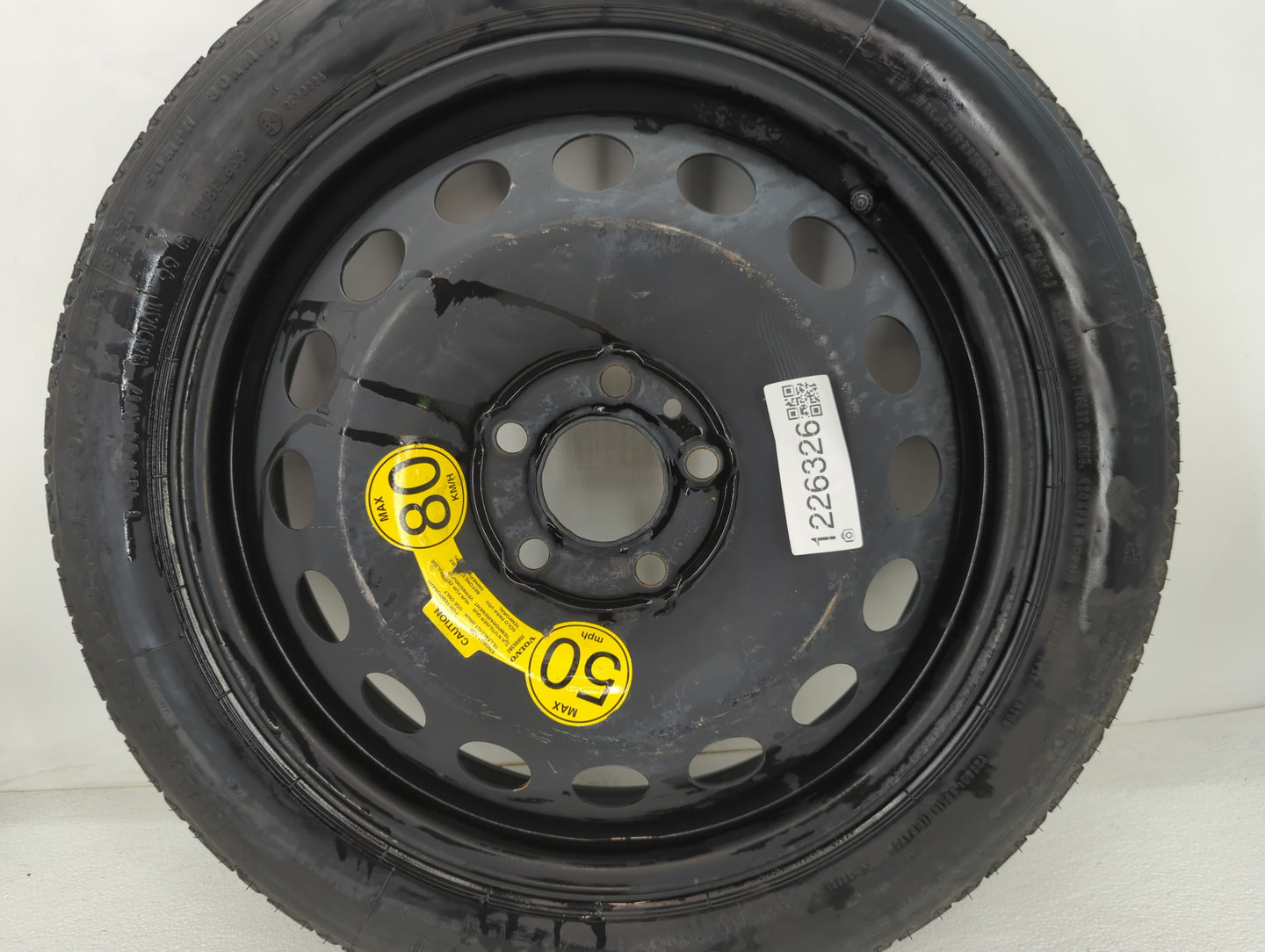 1999-2005 Volvo S80 Spare Donut Tire Wheel Rim Oem - Oemusedautoparts1.com
