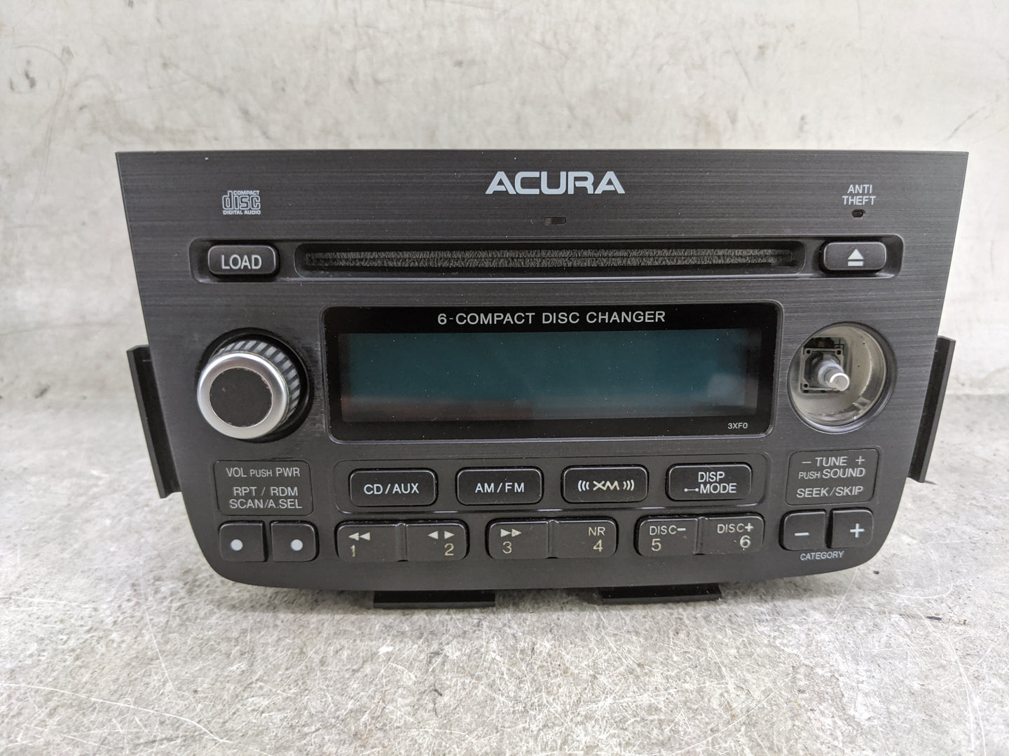 2005-2006 Acura Mdx Radio AM FM Cd Player Receiver Replacement P/N:39101-S3V-A180 DEX-6147ZH02 Fits Fits 2005 2006 OEM Used 