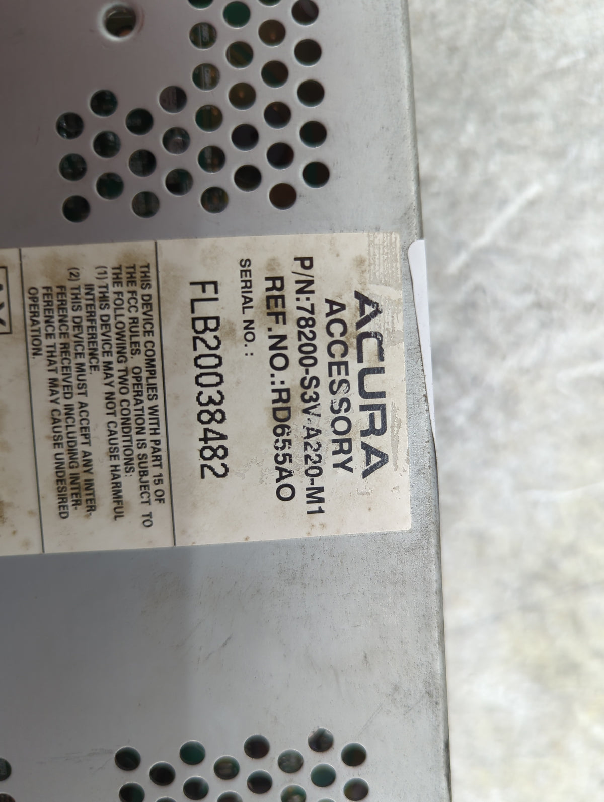 2006 Acura Mdx Information Display Screen 1501413 - Oemusedautoparts1.com