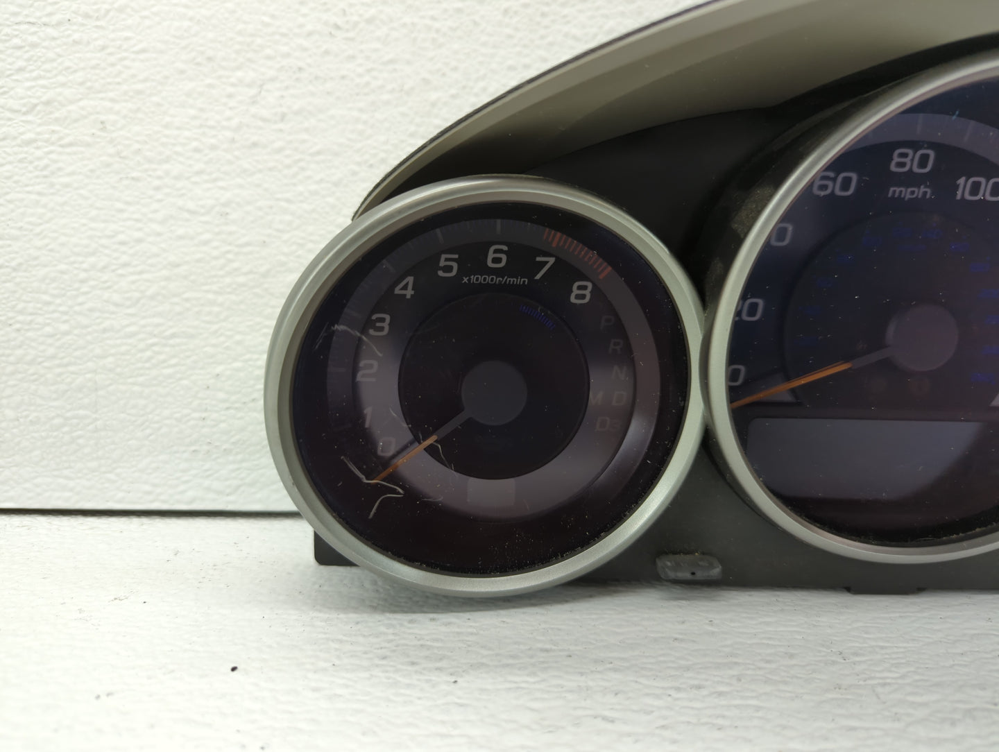 2006-2008 Acura Rl Instrument Cluster Speedometer Gauges P/N:78100-A700 Miles: Fits Fits 2006 2007 2008 OEM Used Auto Parts 