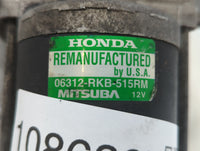 2005-2006 Acura Tl Car Starter Motor Solenoid OEM P/N:06312-RKB-515 Fits Fits 2005 2006 2007 OEM Used Auto Parts - Oemusedau