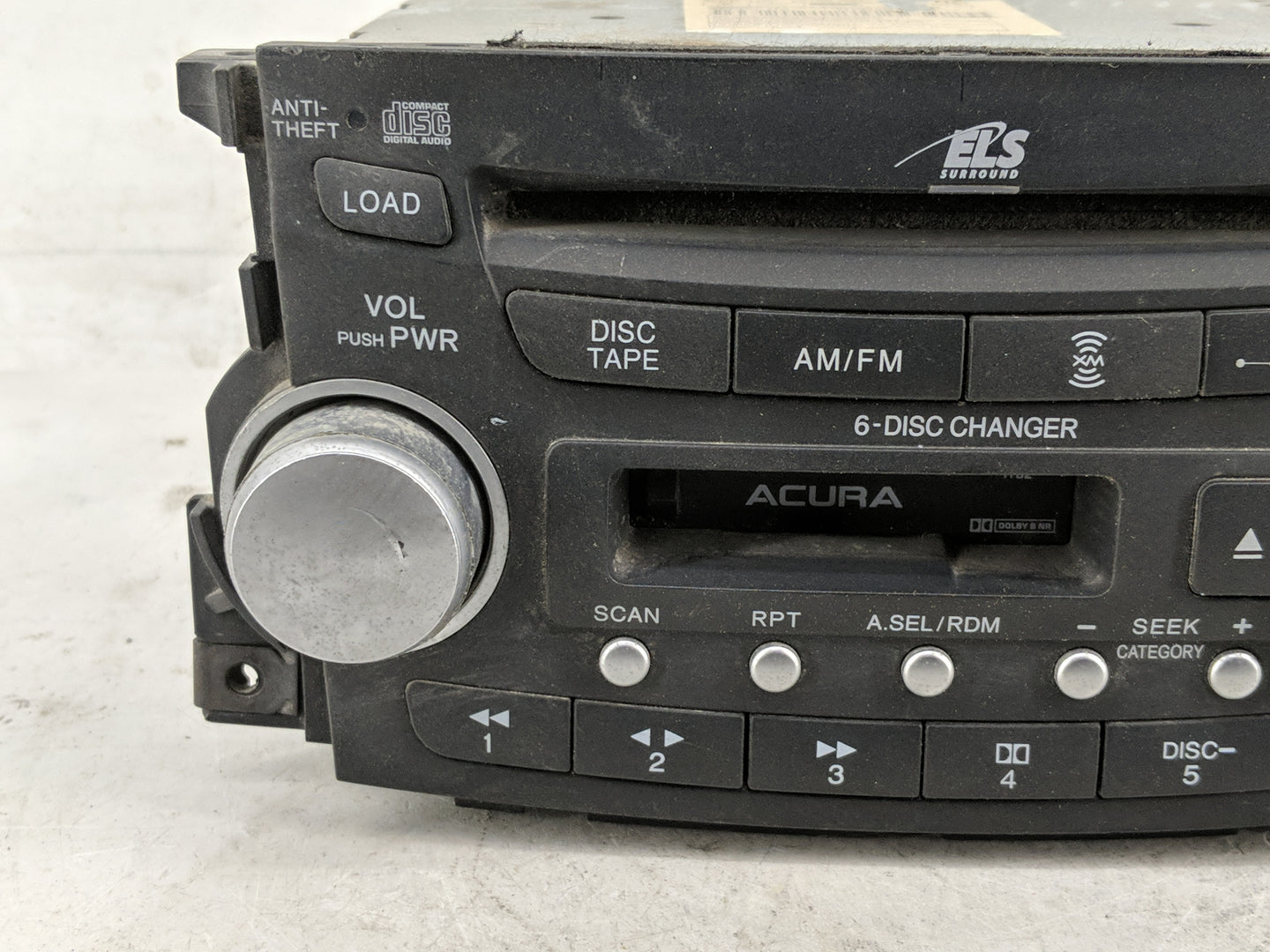 2004-2006 Acura Tl Radio AM FM Cd Player Receiver Replacement Fits Fits 2004 2005 2006 OEM Used Auto Parts - Oemusedautopart