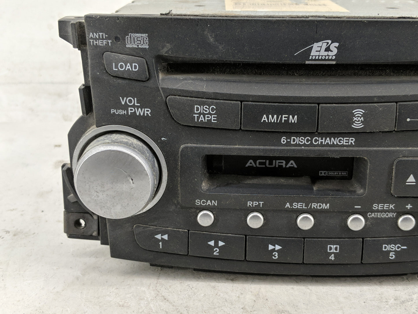 2004-2006 Acura Tl Radio AM FM Cd Player Receiver Replacement Fits Fits 2004 2005 2006 OEM Used Auto Parts - Oemusedautopart