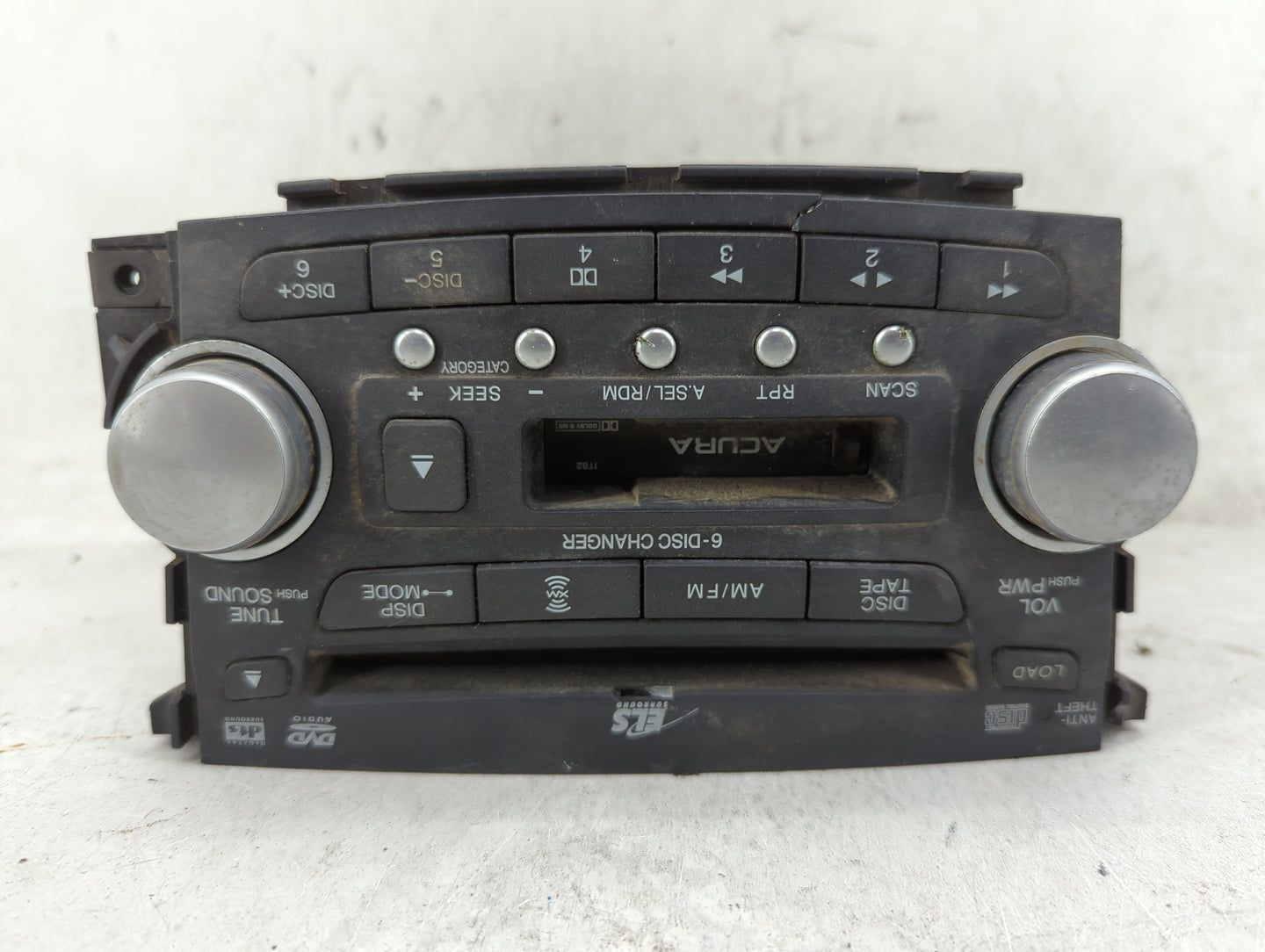 2004-2006 Acura Tl Radio AM FM Cd Player Receiver Replacement P/N:39100-SEP-A411 MCQEH3560Z Fits Fits 2004 2005 2006 OEM Use
