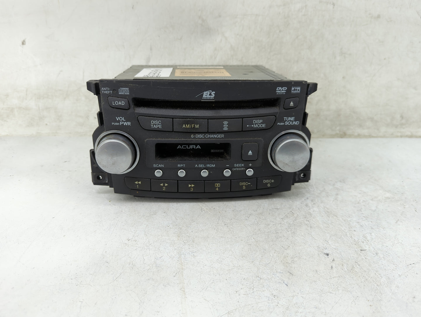 2004-2006 Acura Tl Radio AM FM Cd Player Receiver Replacement P/N:39100-SEP-A011 MCQEH3561Z Fits Fits 2004 2005 2006 OEM Use