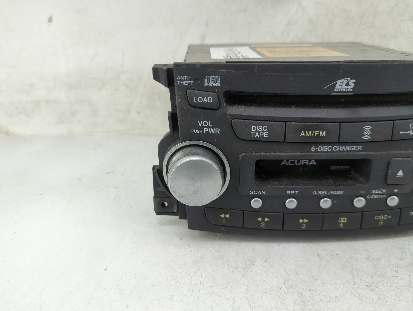 2004-2006 Acura Tl Radio AM FM Cd Player Receiver Replacement P/N:39100-SEP-A011 MCQEH3561Z Fits Fits 2004 2005 2006 OEM Use