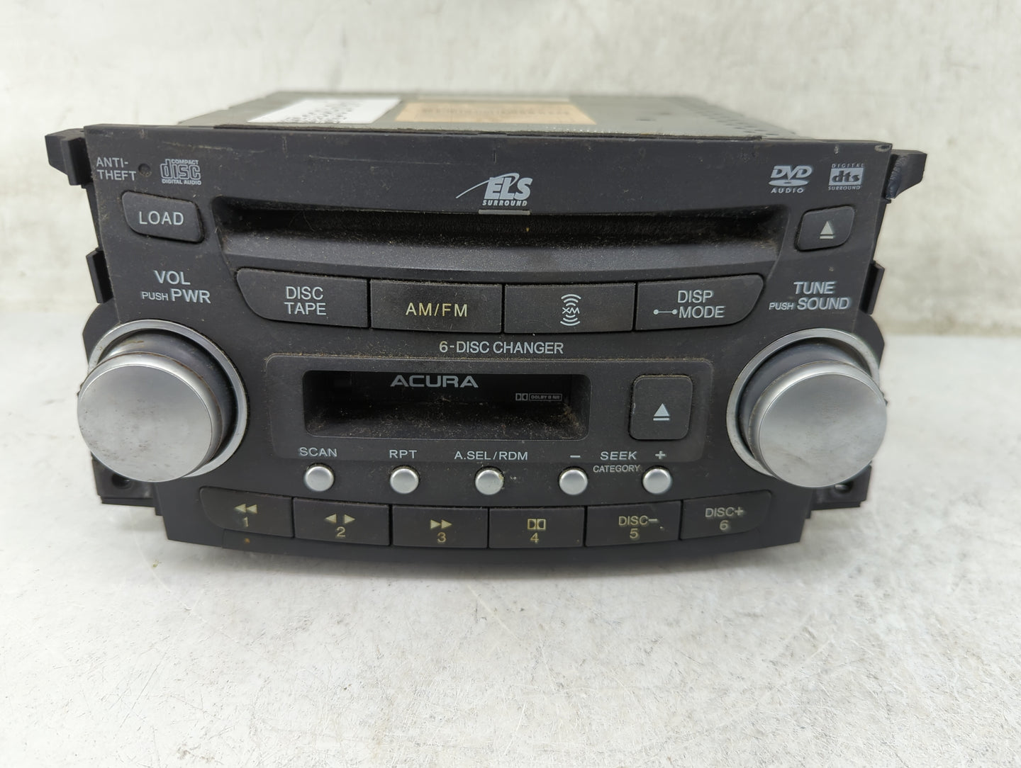 2004-2006 Acura Tl Radio AM FM Cd Player Receiver Replacement P/N:39100-SEP-A011 MCQEH3561Z Fits Fits 2004 2005 2006 OEM Use