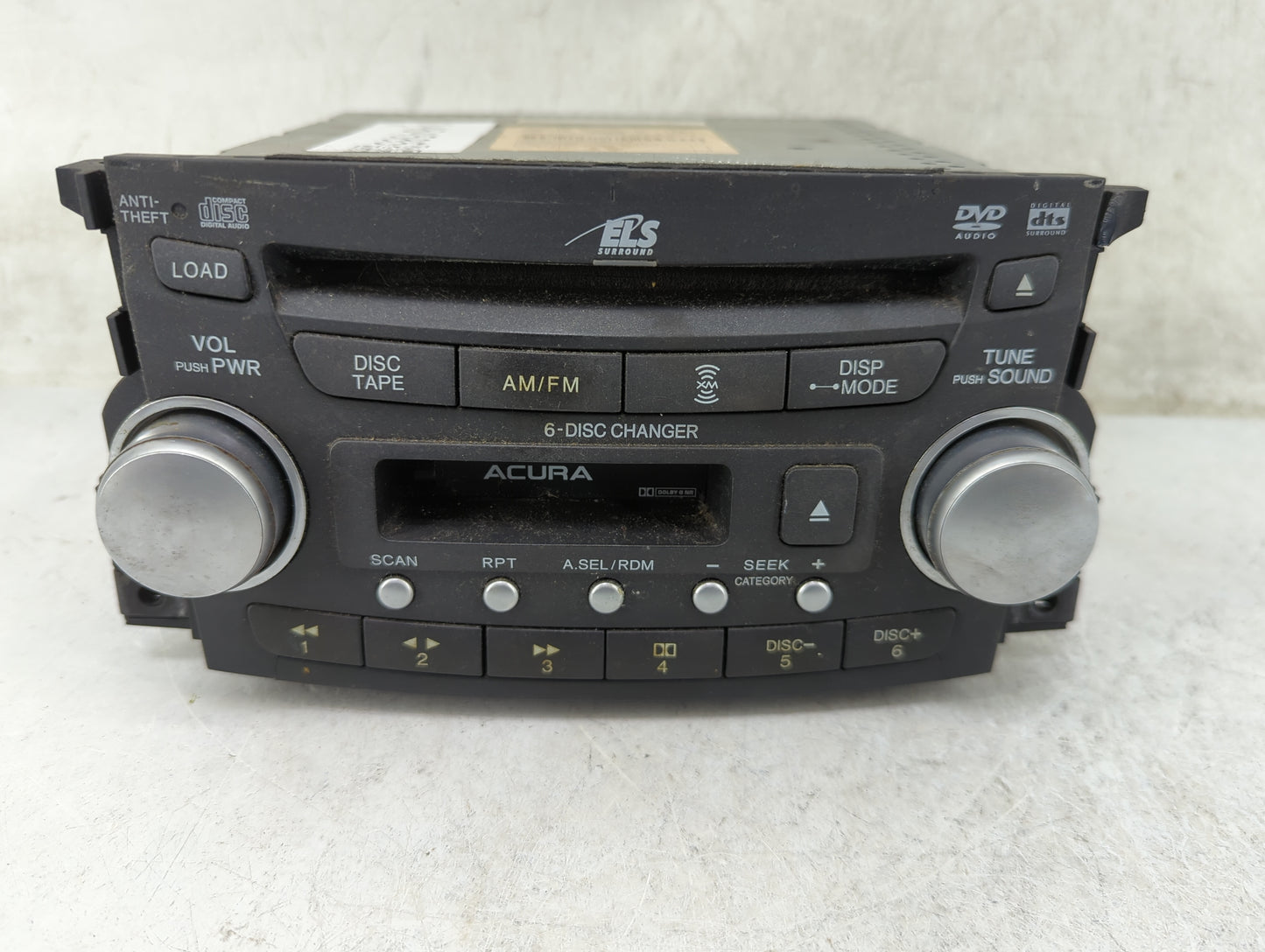 2004-2006 Acura Tl Radio AM FM Cd Player Receiver Replacement P/N:39100-SEP-A011 MCQEH3561Z Fits Fits 2004 2005 2006 OEM Use