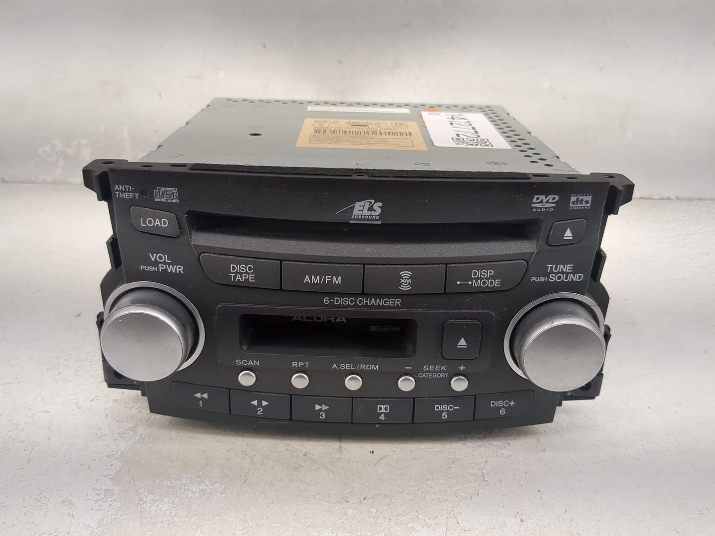 2004-2006 Acura Tl Radio AM FM Cd Player Receiver Replacement P/N:39100-SEP-A011 MCQEH3561Z Fits Fits 2004 2005 2006 OEM Use