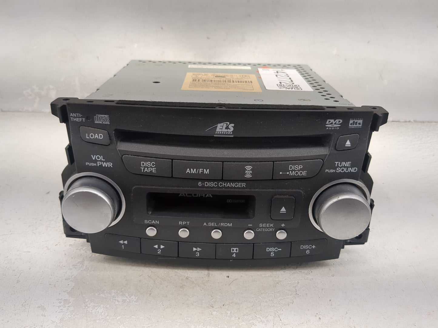 2004-2006 Acura Tl Radio AM FM Cd Player Receiver Replacement P/N:39100-SEP-A011 MCQEH3561Z Fits Fits 2004 2005 2006 OEM Use