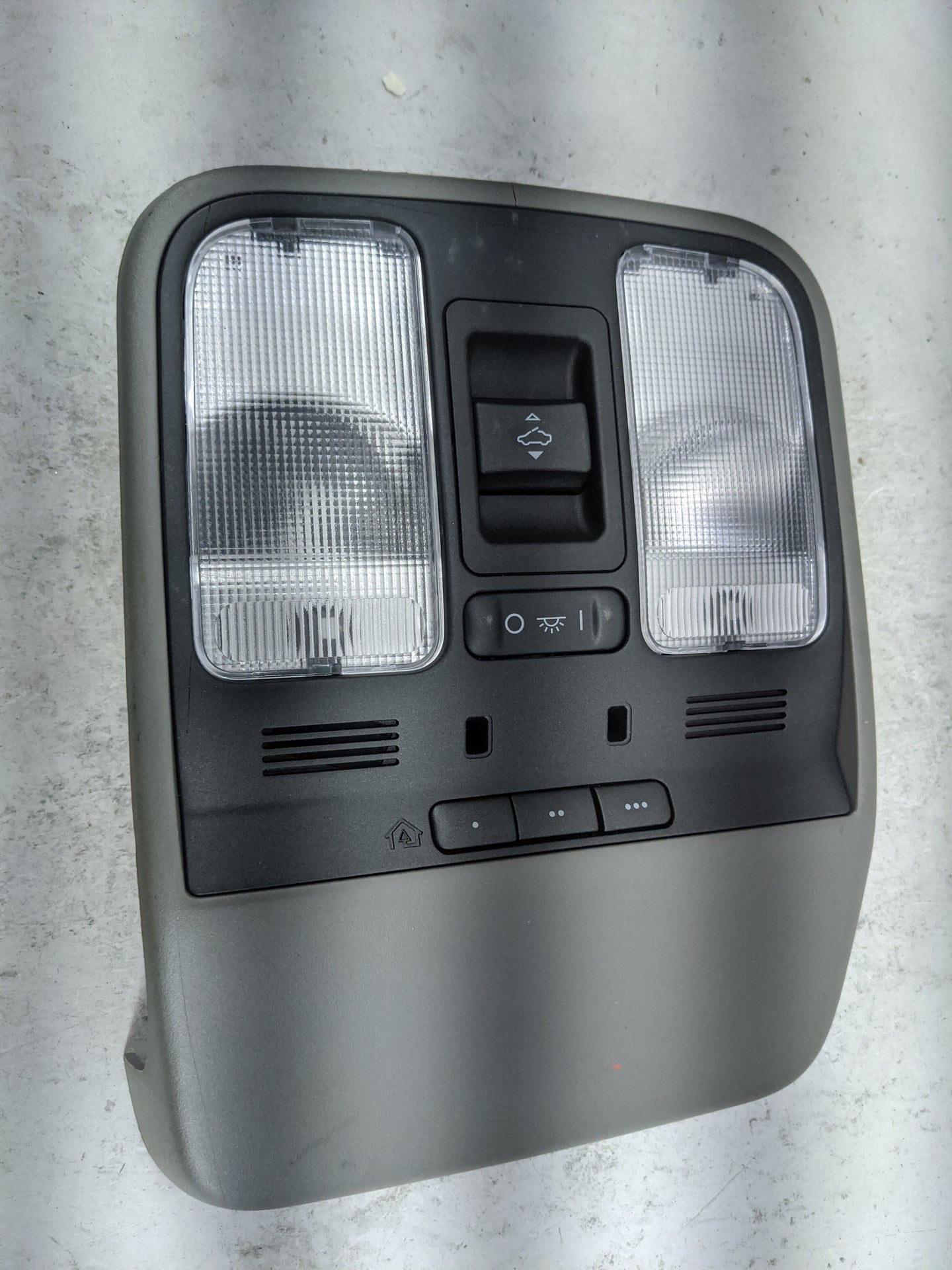 2005-2006 Acura Tl Overhead Roof Console Gray - Oemusedautoparts1.com