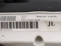 2005-2006 Acura Tl Instrument Cluster Speedometer Gauges P/N:78100-SEP-A220-M1 TN257430-4104 Miles: Fits Fits 2005 2006 OEM 