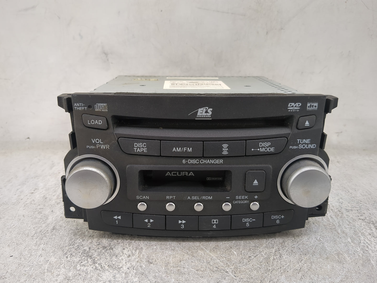 2004-2006 Acura Tl Radio AM FM Cd Player Receiver Replacement P/N:39100-SEP-A411 MCQEH3560Z Fits Fits 2004 2005 2006 OEM Use