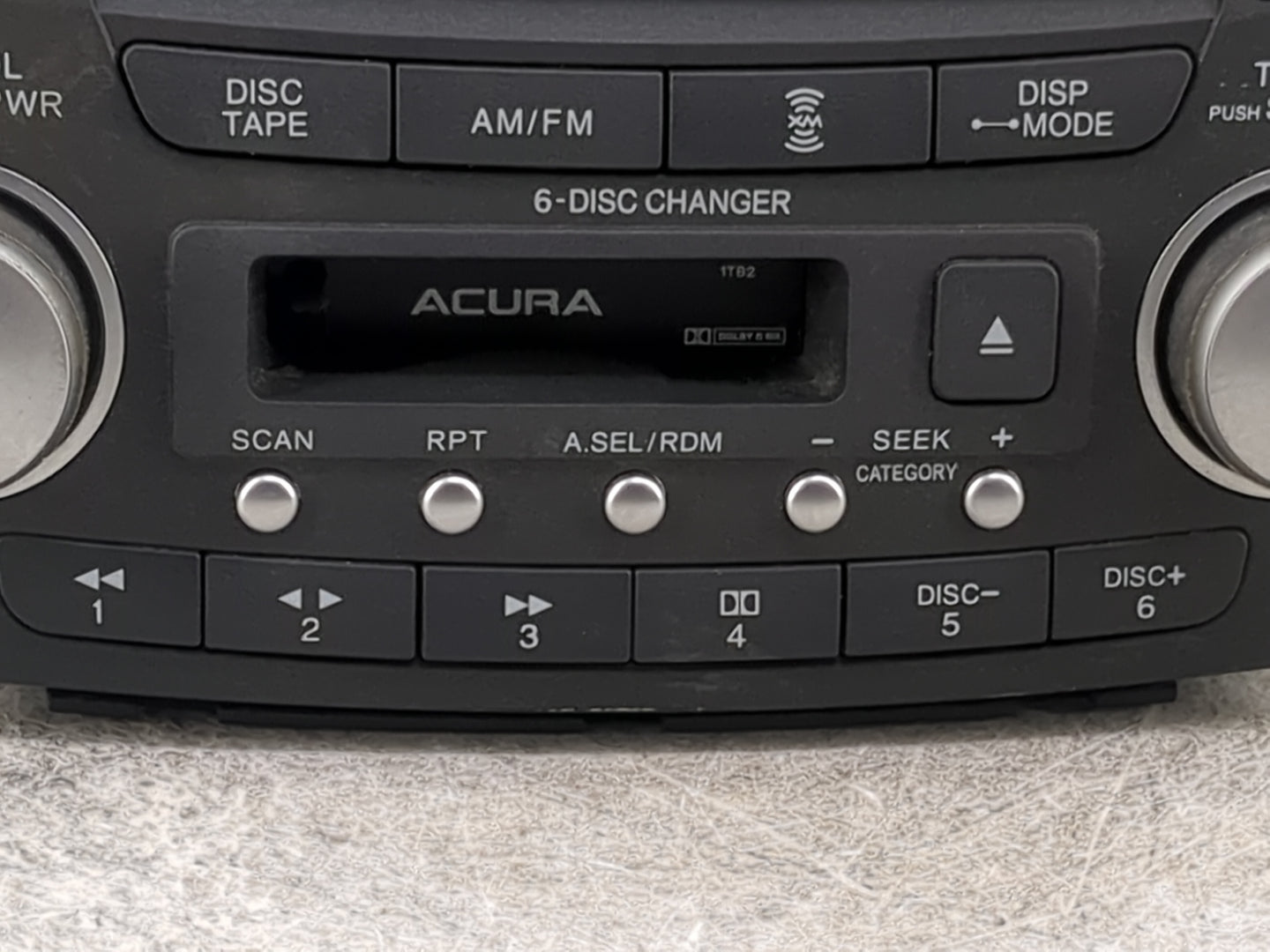 2004-2006 Acura Tl Radio AM FM Cd Player Receiver Replacement P/N:39100-SEP-A411 MCQEH3560Z Fits Fits 2004 2005 2006 OEM Use