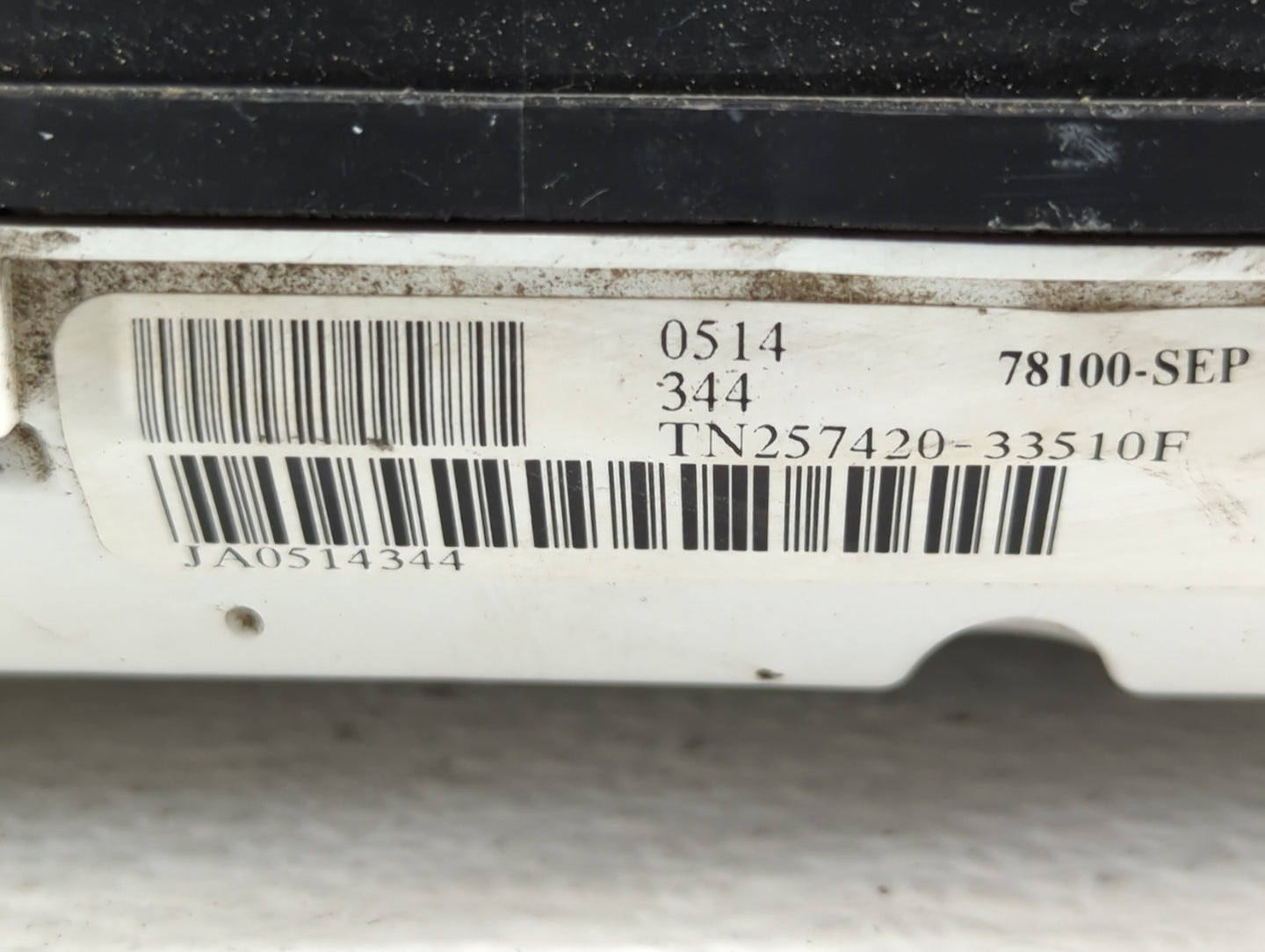 2005-2006 Acura Tl Instrument Cluster Speedometer Gauges P/N:78100-SEP-A220-M1 78100-SEP-A210-M1 Fits Fits 2005 2006 OEM Use