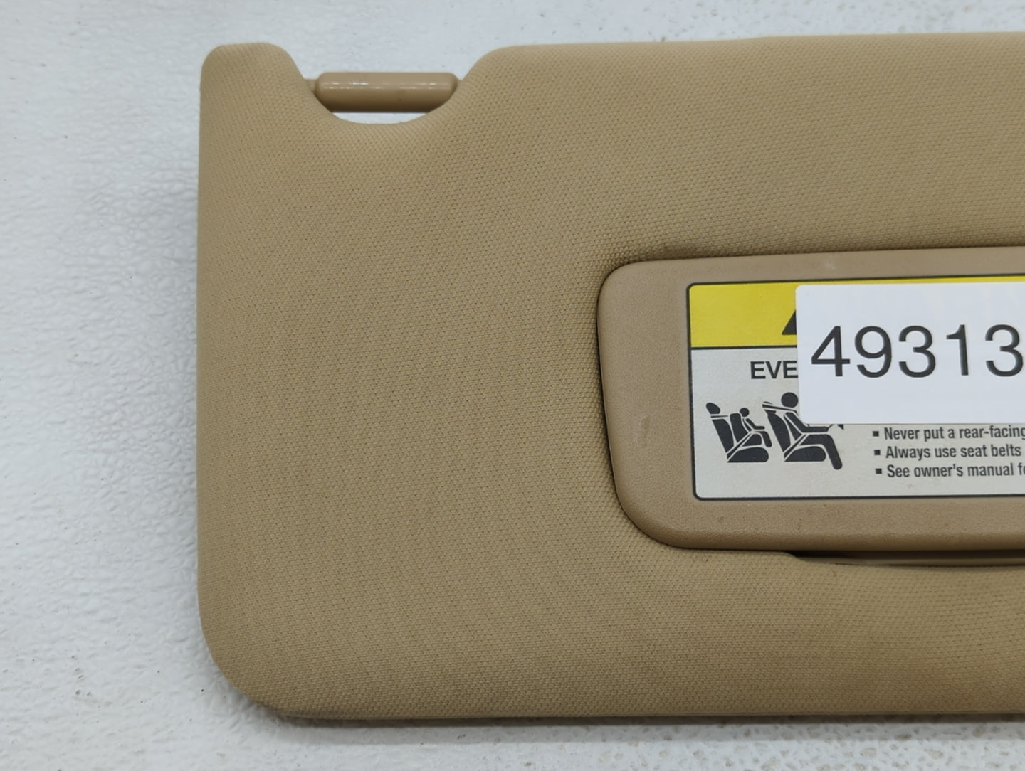 2004-2008 Acura Tl Sun Visor Shade Replacement Passenger Right Mirror Fits Fits 2004 2005 2006 2007 2008 OEM Used Auto Parts