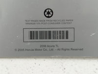 2006 Acura Tl Owners Manual Book Guide P/N:00X31-SEP-6200 OEM Used Auto Parts - Oemusedautoparts1.com