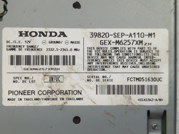2006 Acura Tl Chassis Control Module Ccm Bcm Body Control