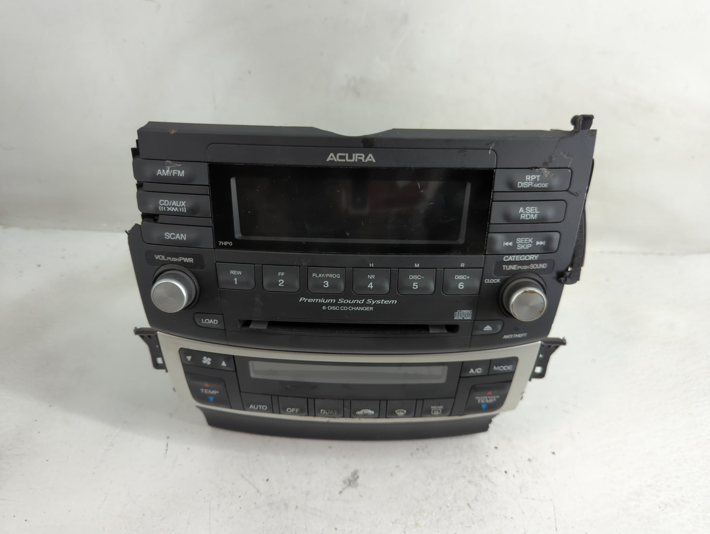2006 Acura Tsx Radio AM FM Cd Player Receiver Replacement P/N:39175-SEC-L020-M1 Fits OEM Used Auto Parts - Oemusedautoparts1