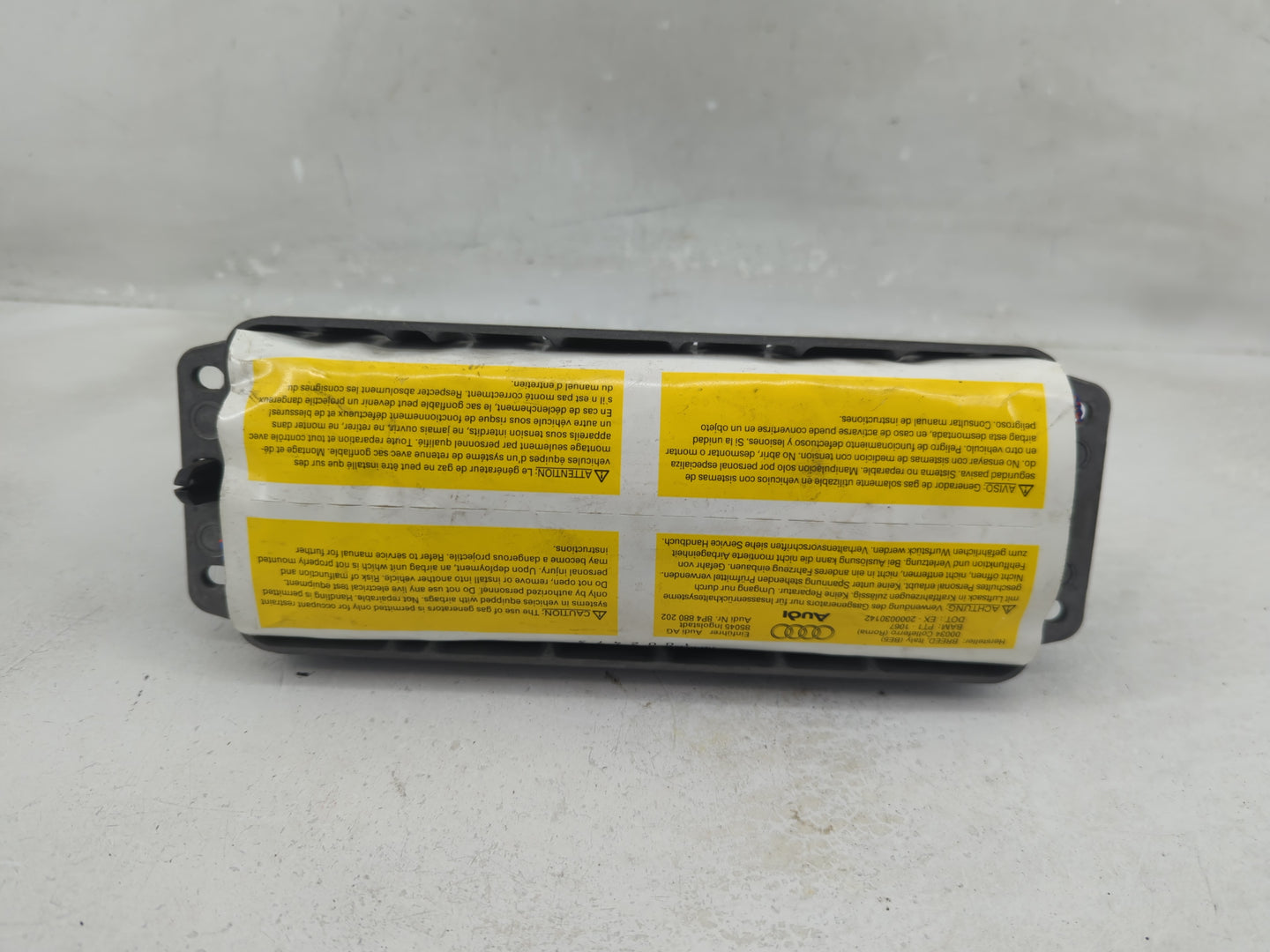 2006-2008 Audi A3 Air Bag Passenger Right Dashboard OEM Fits Fits 2006 2007 2008 OEM Used Auto Parts - Oemusedautoparts1.com