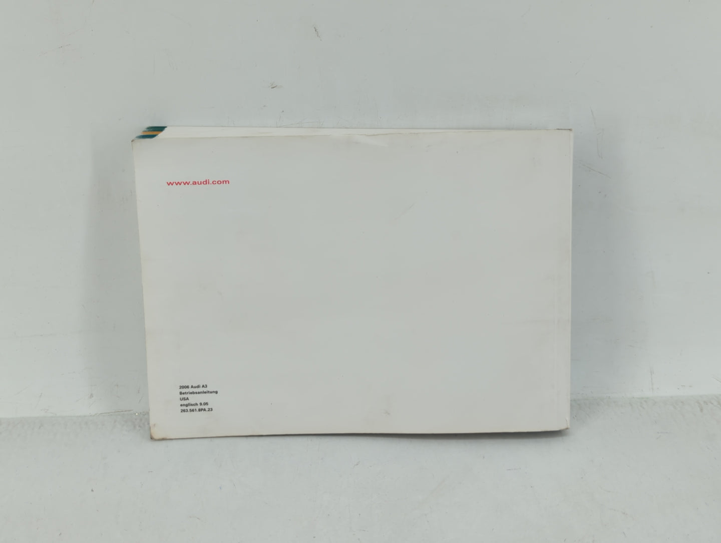 2006 Audi A3 Owners Manual Book Guide OEM Used Auto Parts - Oemusedautoparts1.com