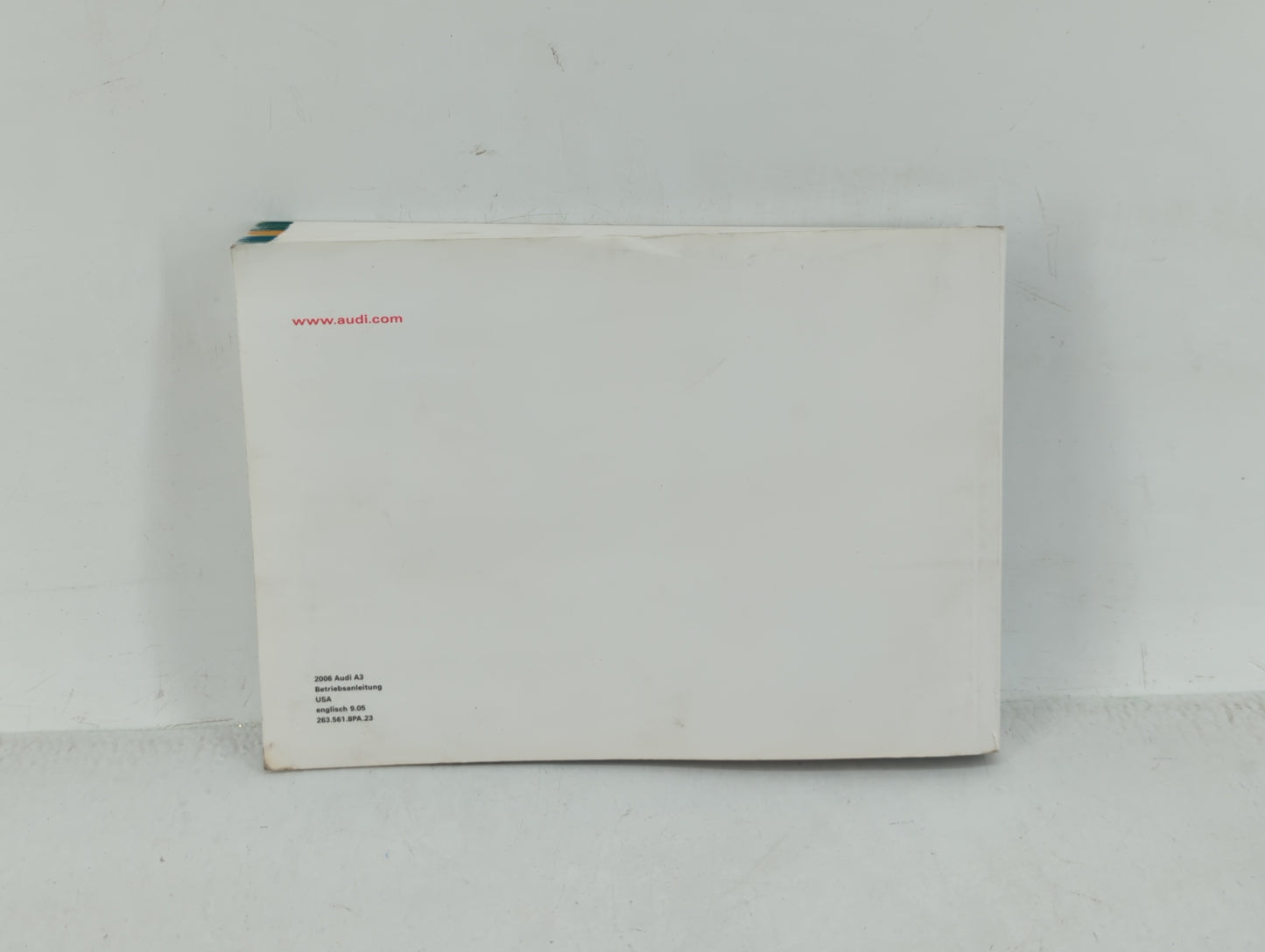 2006 Audi A3 Owners Manual Book Guide OEM Used Auto Parts - Oemusedautoparts1.com
