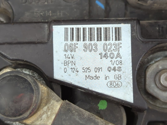 2006-2013 Audi A3 Alternator Replacement Generator Charging Assembly Engine OEM P/N:06F 903 023F Fits OEM Used Auto Parts