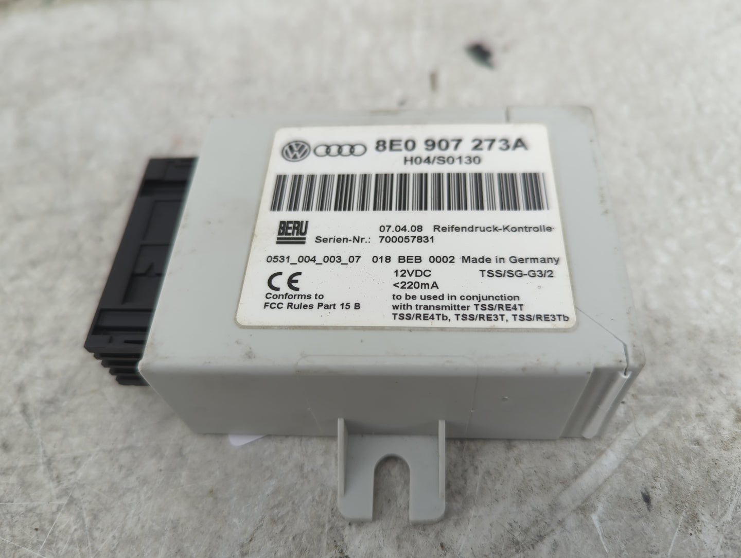 2003-2009 Audi A4 Suspension Control Module 8e0907273a - Oemusedautoparts1.com