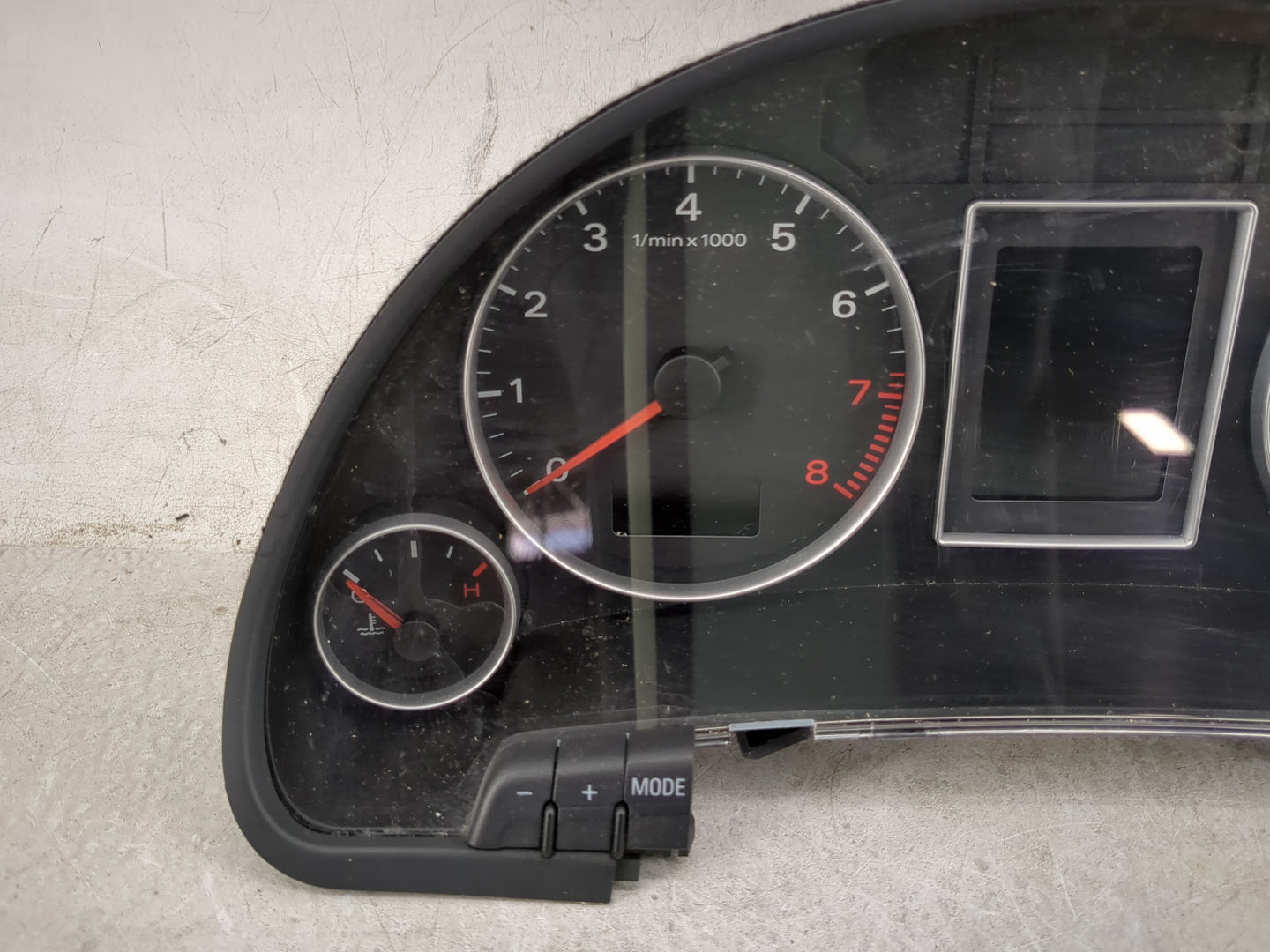 2006-2008 Audi A4 Instrument Cluster Speedometer Gauges Miles: Fits Fits 2006 2007 2008 OEM Used Auto Parts - Oemusedautopar
