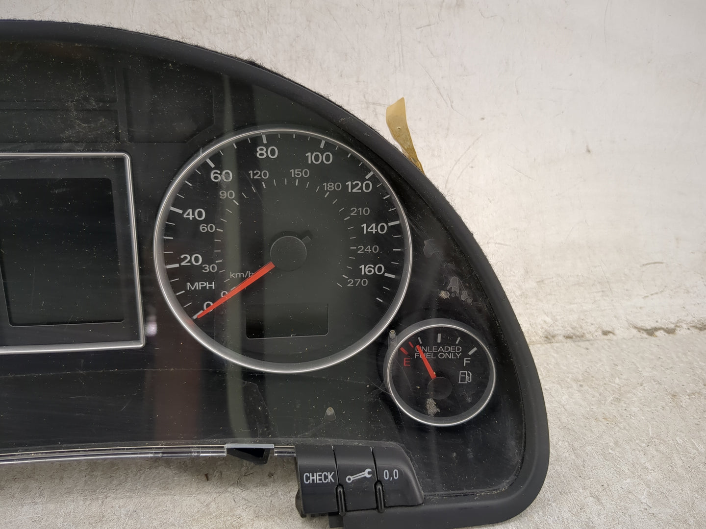 2006-2008 Audi A4 Instrument Cluster Speedometer Gauges Miles: Fits Fits 2006 2007 2008 OEM Used Auto Parts - Oemusedautopar