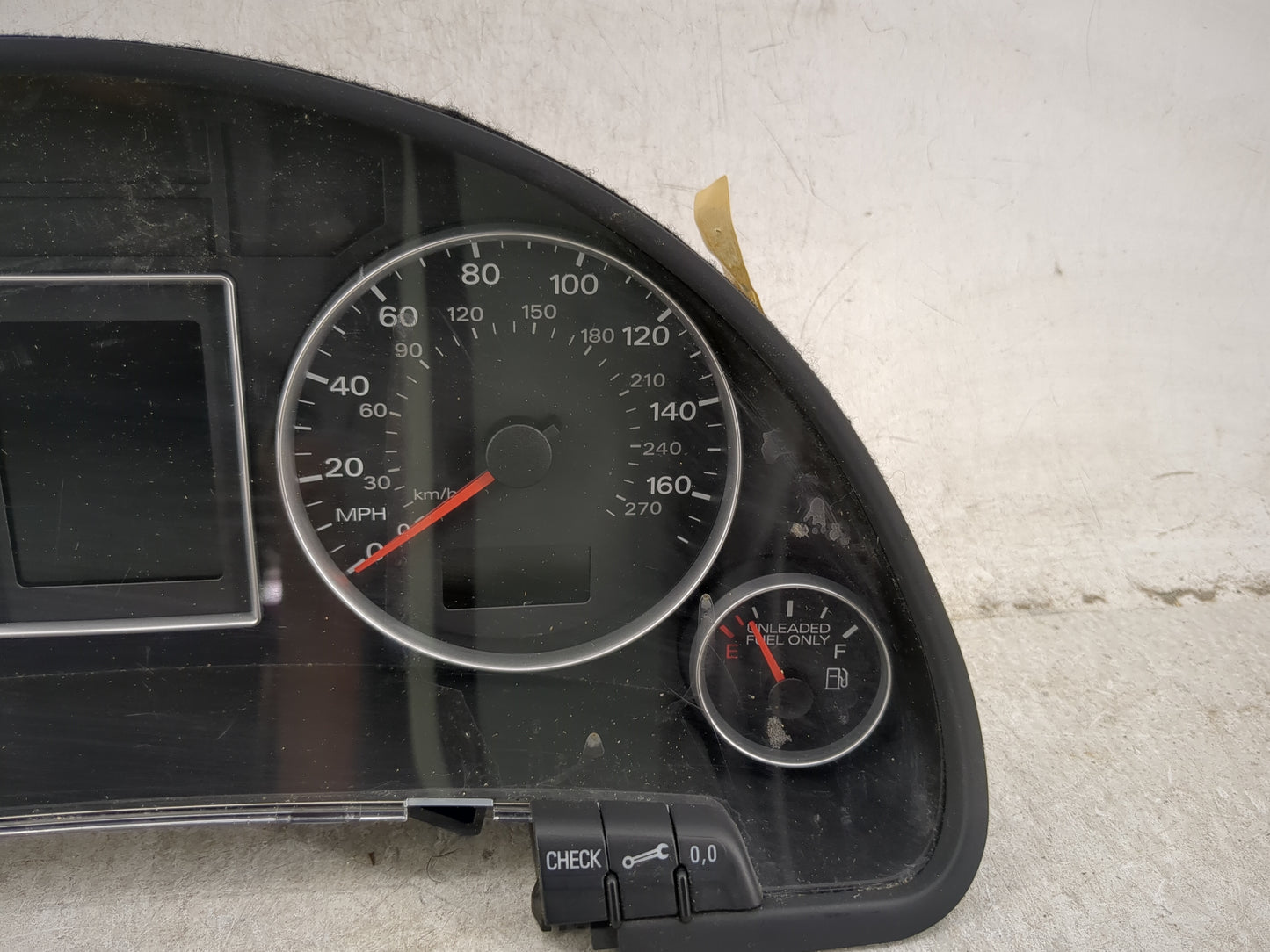 2006-2008 Audi A4 Instrument Cluster Speedometer Gauges Miles: Fits Fits 2006 2007 2008 OEM Used Auto Parts - Oemusedautopar