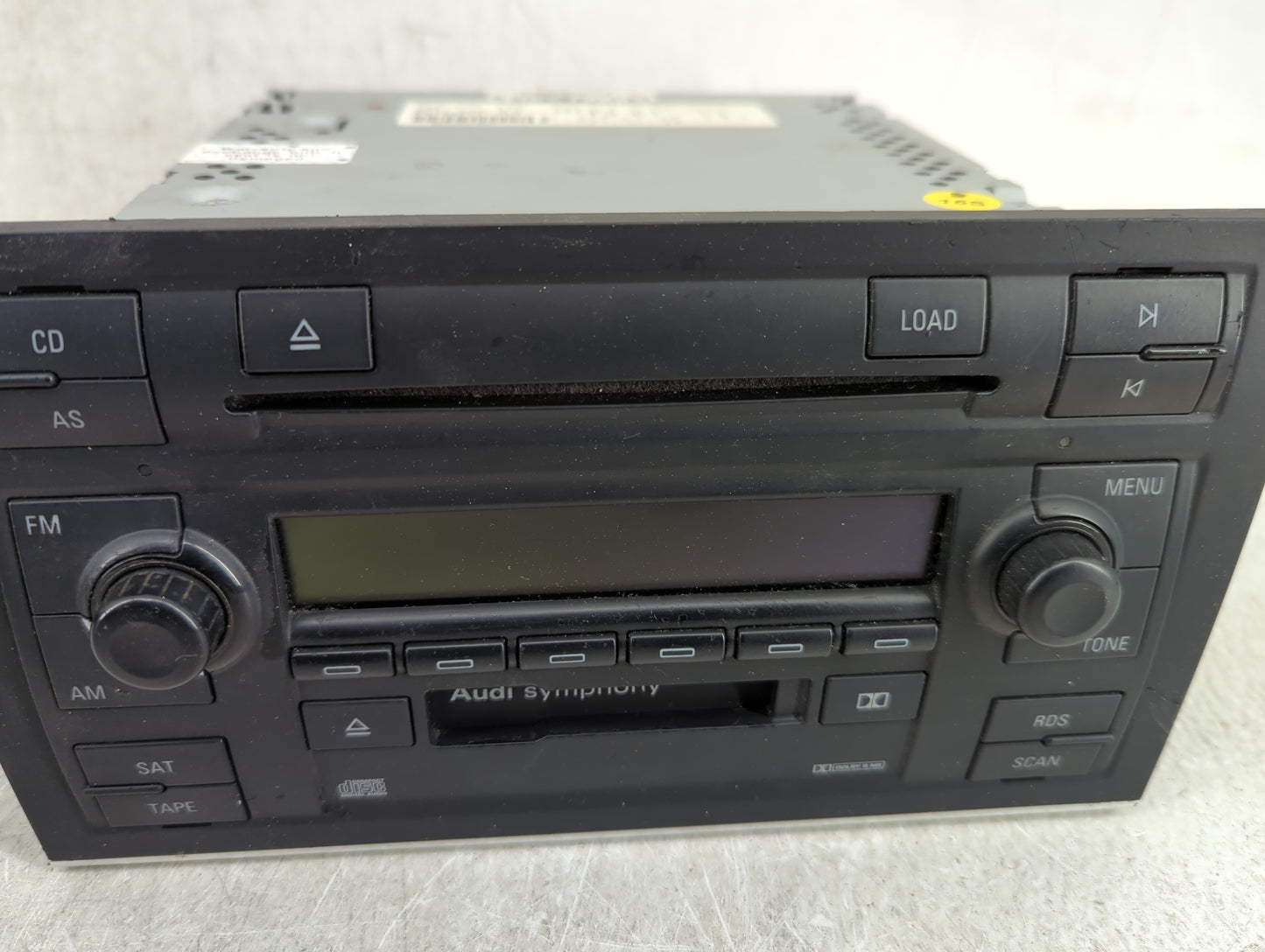 2006-2008 Audi A4 Radio AM FM Cd Player Receiver Replacement P/N:8E0035195H CQ-EA1360LC Fits Fits 2006 2007 2008 OEM Used Au