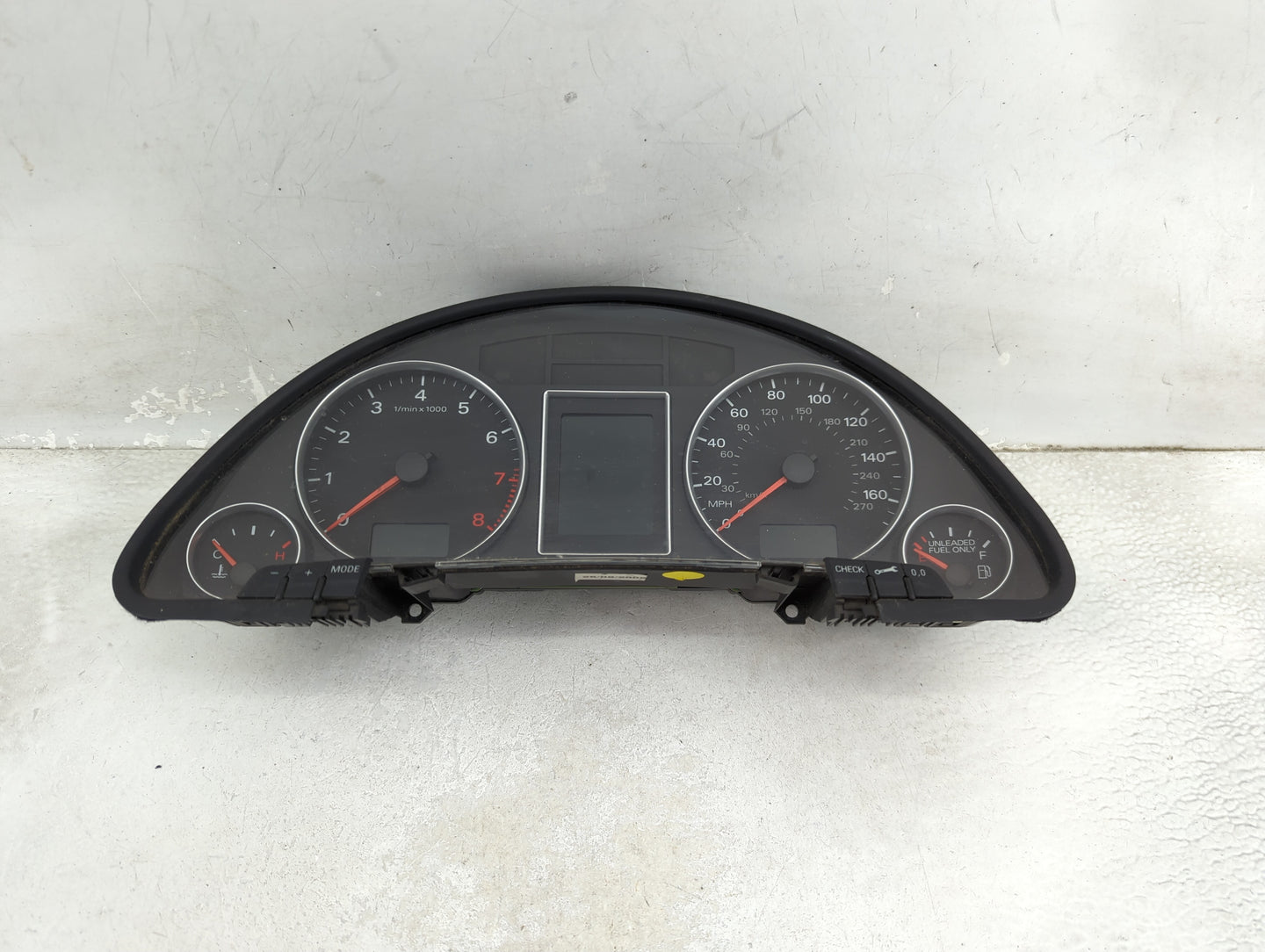 2006-2008 Audi A4 Instrument Cluster Speedometer Gauges P/N:6033ED0132 Miles:152K Fits Fits 2006 2007 2008 OEM Used Auto Par