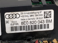 2005-2009 Audi A4 Climate Control Module Temperature AC/Heater Replacement P/N:8E0 820 043 BM Fits Fits 2005 2006 2007 2008 