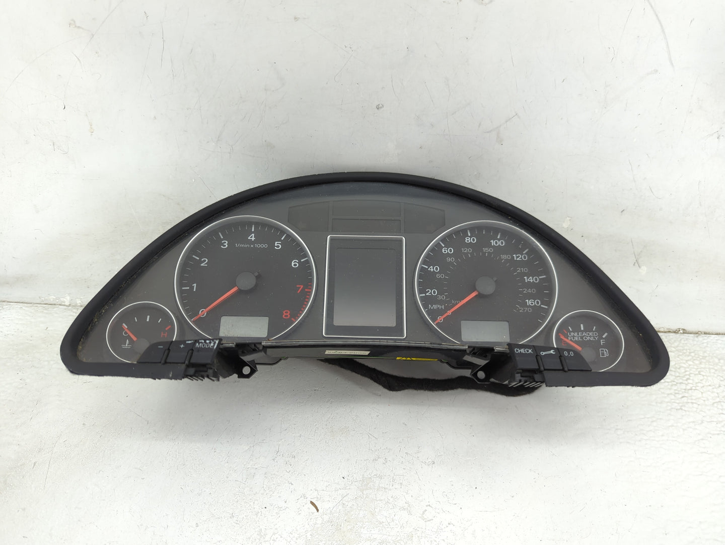2006-2008 Audi A4 Instrument Cluster Speedometer Gauges P/N:8E0920982F 0263626214 Miles: Fits Fits 2006 2007 2008 OEM Used A